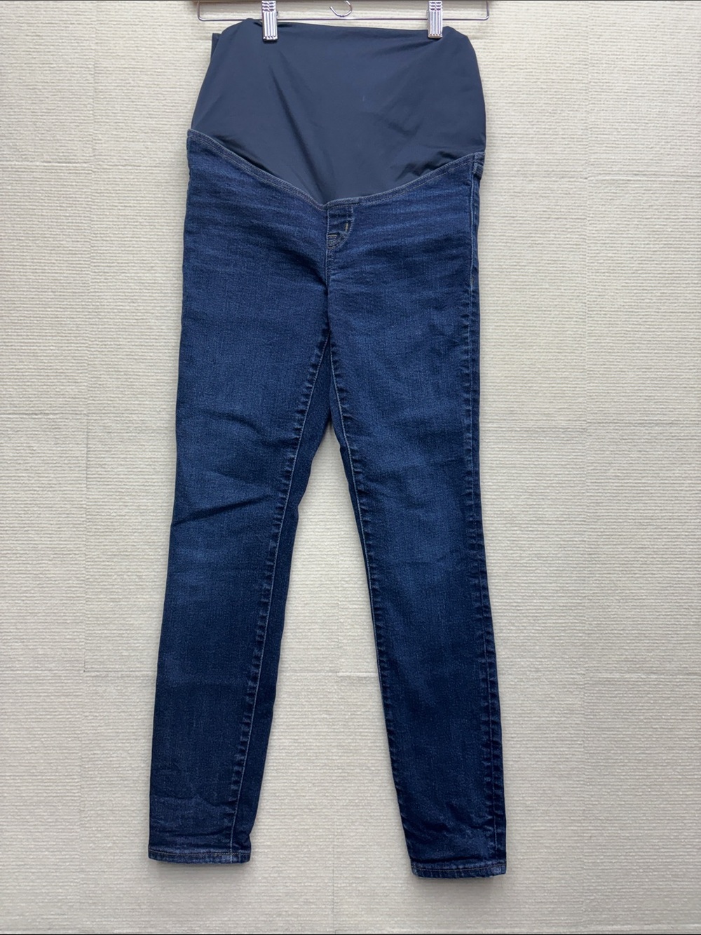 Madewell Navy Blue Maternity Skinny Jeans with Overband 25